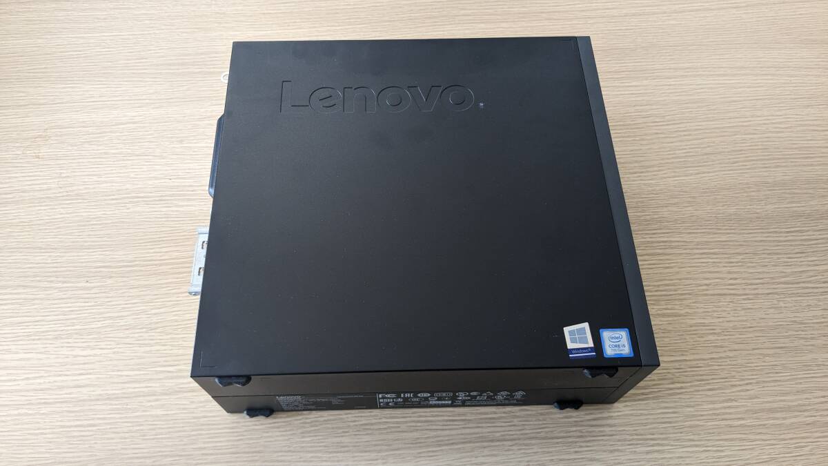  Lenovo ThinkCentre M710e Core i5-7400 3.00GHz 第7世代 メモリー4G SSD240G Windows11 pro デスクトップPC②_画像2