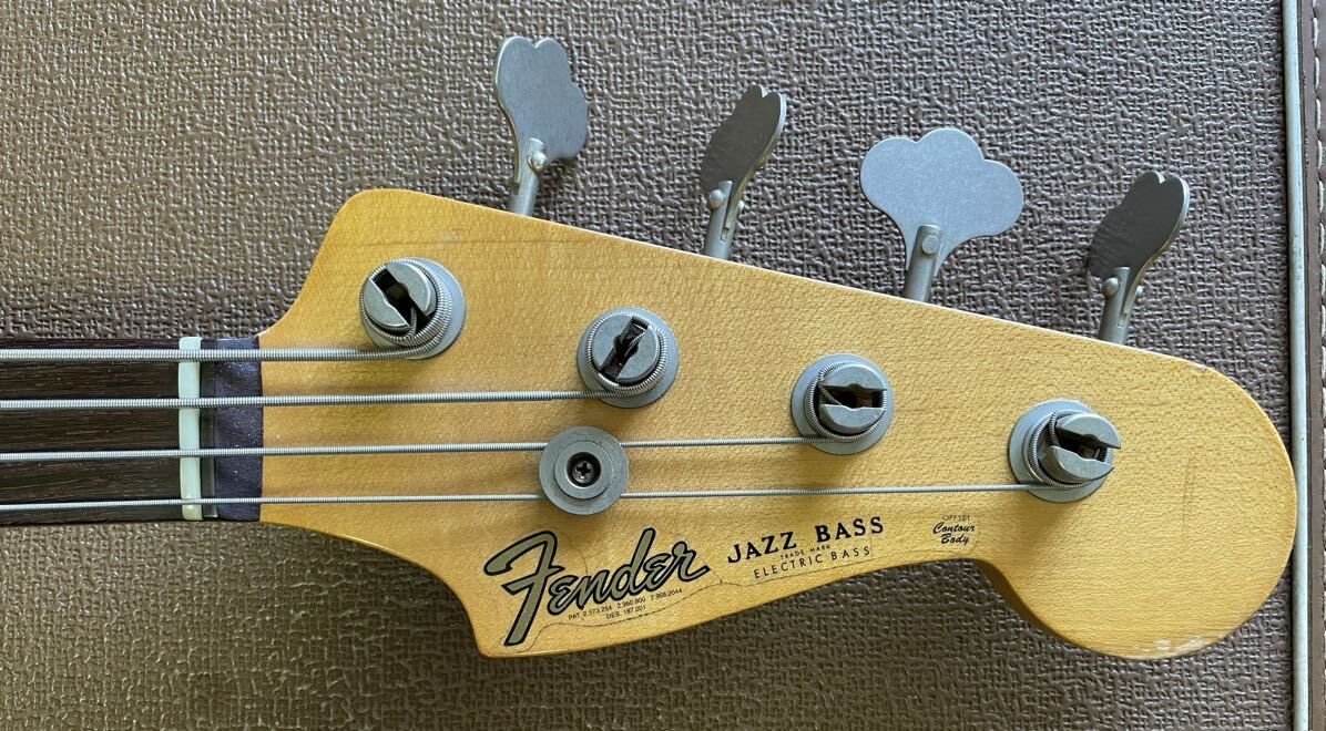 Fender custom shop 62 Jazz bass Mark Kendrick Burgandy mist relicの画像3