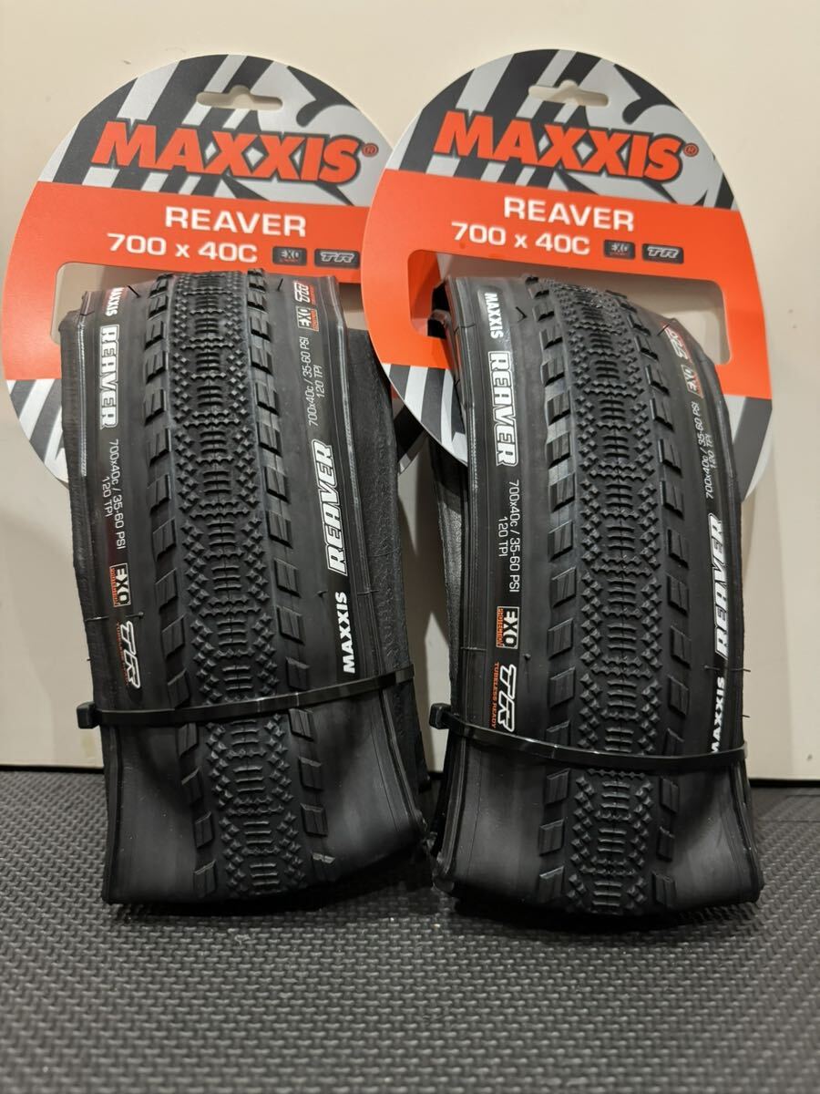 ［2本セット］Maxxis マキシス TIR39700 リーヴァー 700x40c BLK Reaver グラベル用オフロードタイヤMAXXIS _画像1