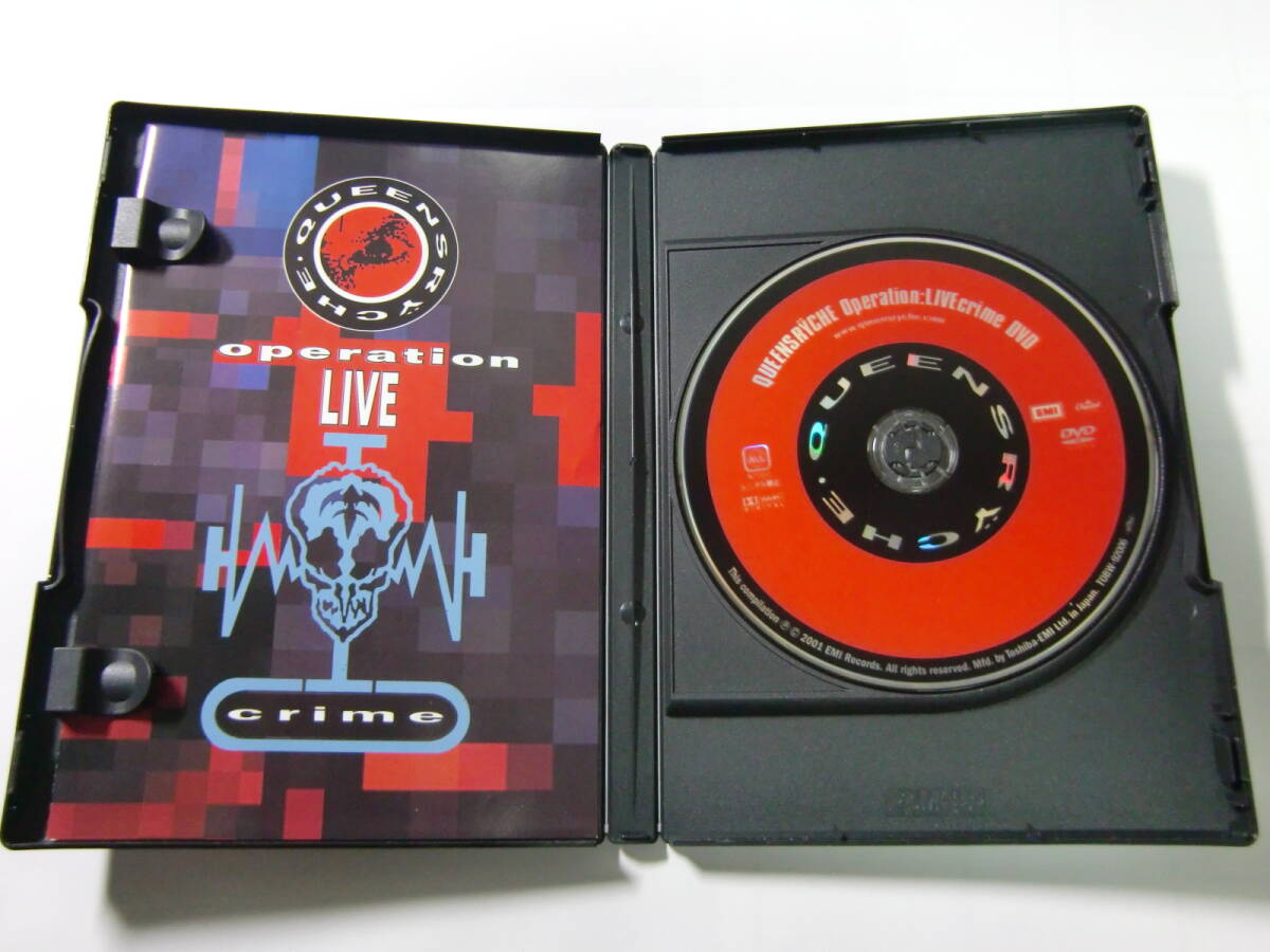 中古　国内盤　DVD 「Operation: Livecrime ／Queensryche」 オペレーション・ライヴクライム／クイーンズライチ　再生良好　送料185円_画像3