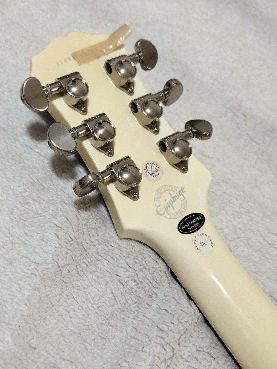 Epiphone エピフォン SG 白 セットネック 初心者適 ケース付き エレキギター