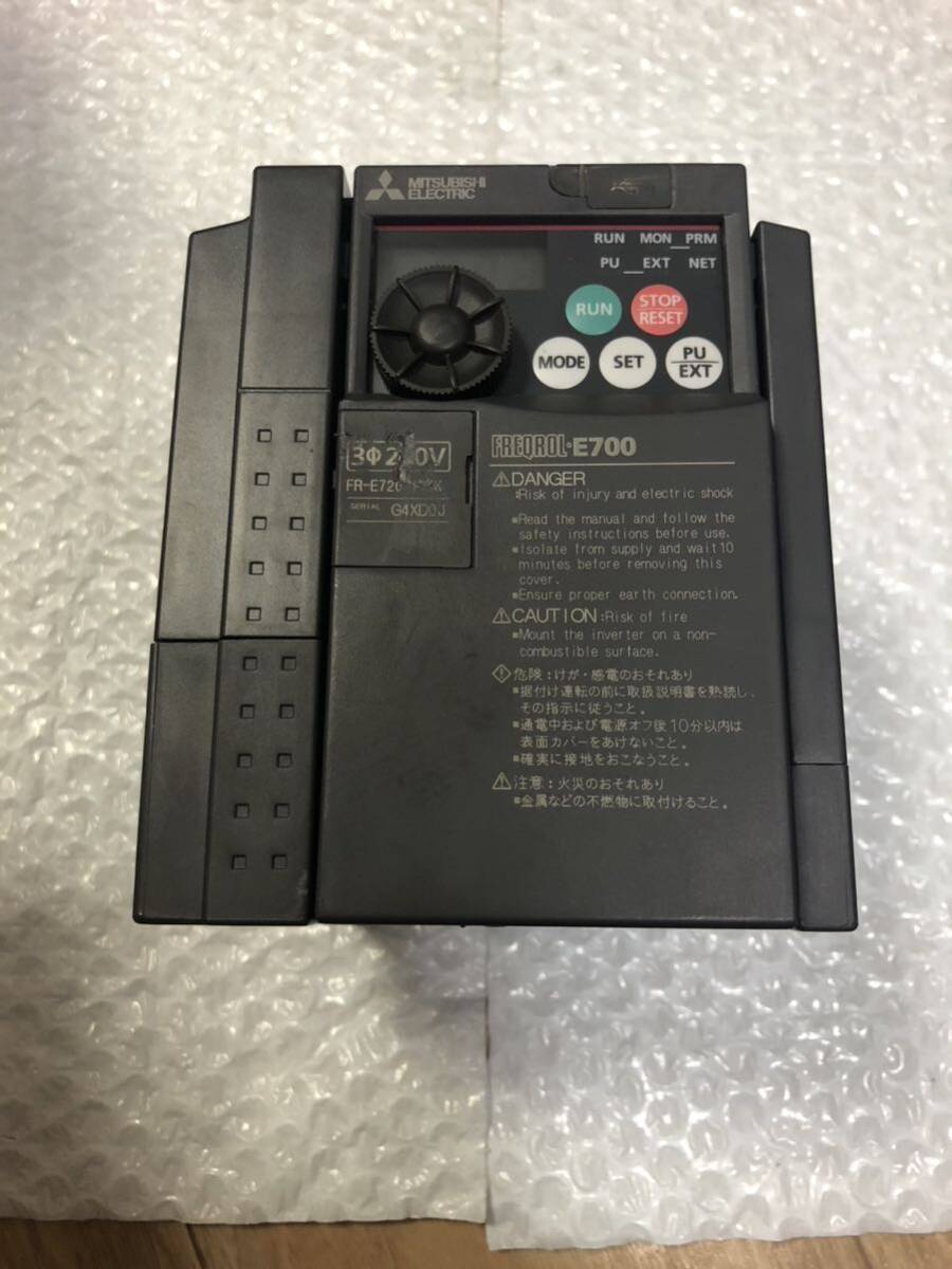 2022年製三菱電機インバーター FR-E720-2 2K動作保証 [イン 2022年製三菱電機インバーター FR-E720-2 2K動作保証 [イン