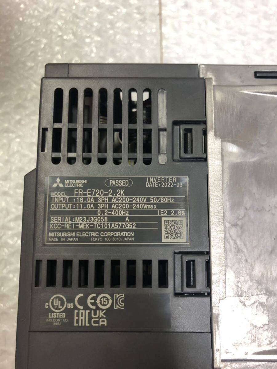 2022年製三菱電機インバーター FR-E720-2 2K動作保証 [イン 2022年製三菱電機インバーター FR-E720-2 2K動作保証 [イン