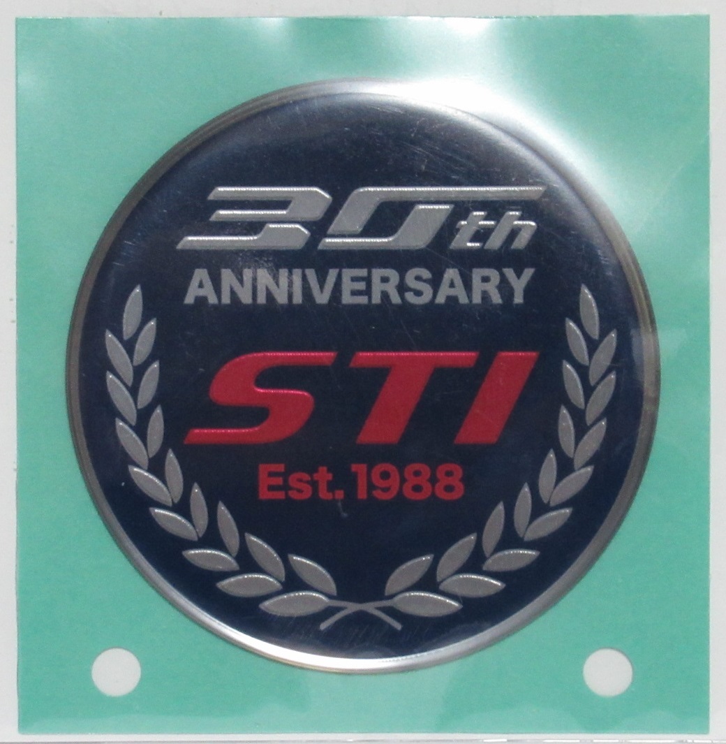 【残り僅か】STI オーナメント リア 30th 【ST91053VV280】 スバル STI30周年記念オーナメント_画像1