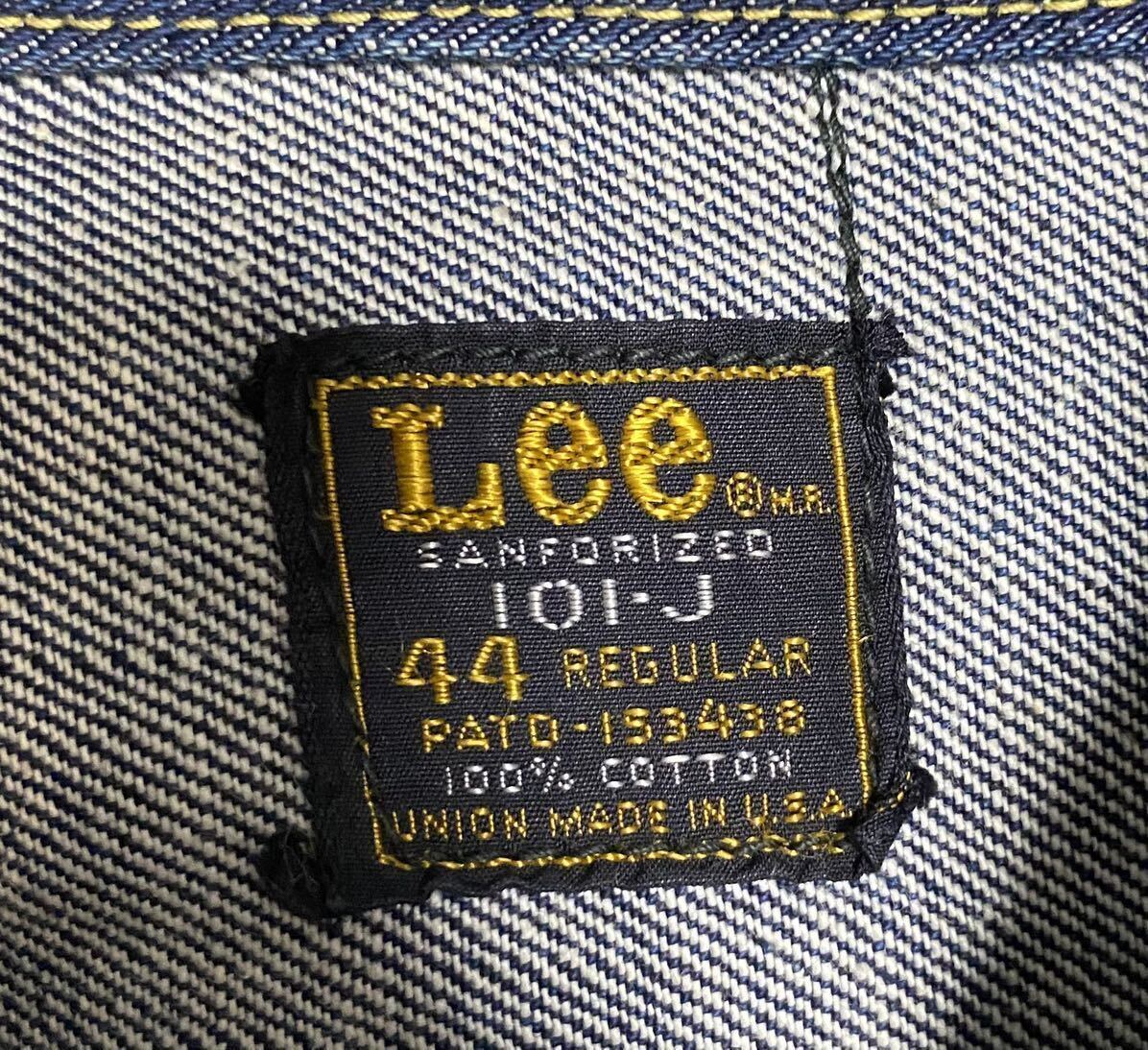Lee リー 60s 70sヴィンテージ 101J 刺繍 デニムジャケット デニム ジャケット ビンテージLee 刺繍 デニムジャケット の画像3
