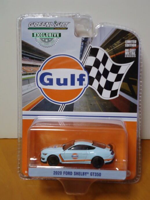 ★グリーンライト 1/64　Gulf　2020 FORD SHELBY GT350　フォード シェルビー　GT350　　未開封★_画像1