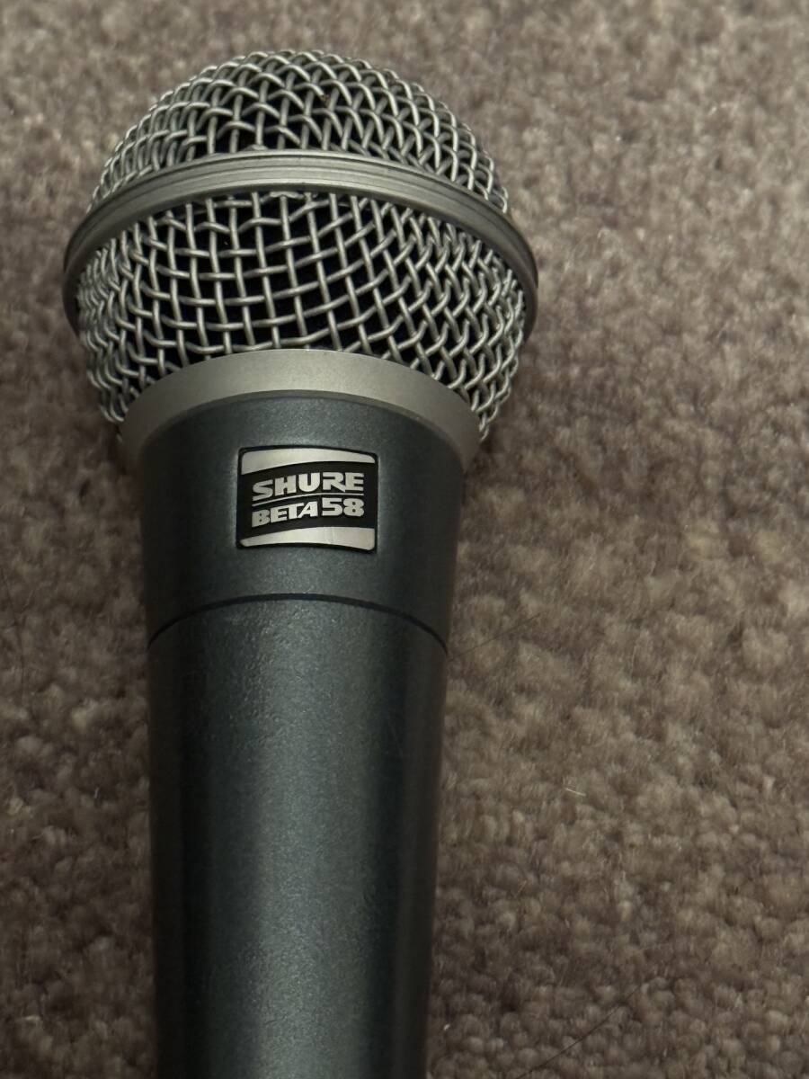 【1000円スタート スペシャル】Shure Beta 58 Vintage Microphone シュア Shure Beta58 初期型 マイク ヴィンテージ_画像2