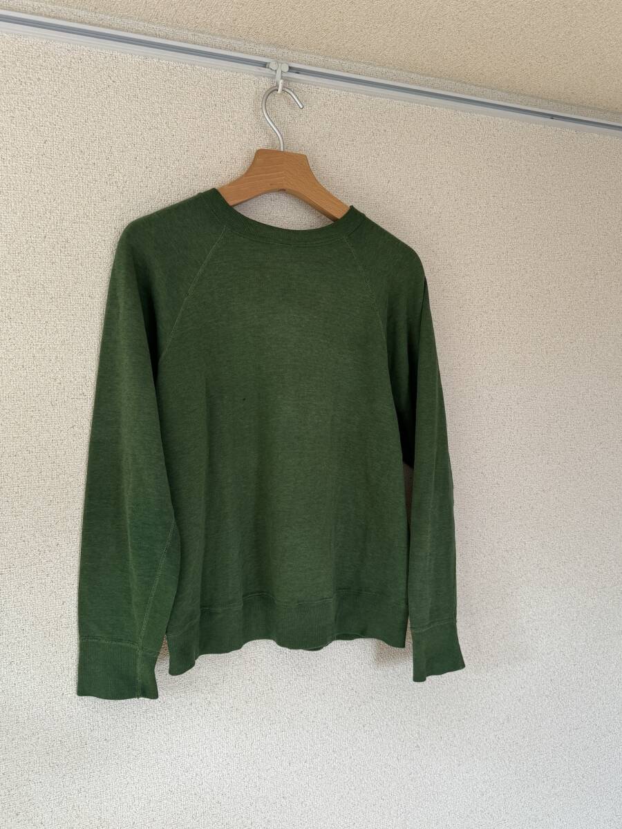 【1000円スタート】60’s PENNEY’S TOWNCRAFT 無地 スウェット M グリーン usa vintage ヴィンテージ_画像4