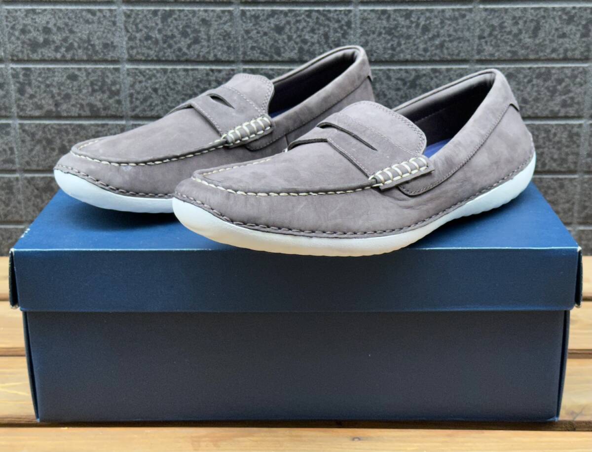 ◆モデル出品◆新品 9M/26.5㎝ コールハーン モトグランド ペニー 定価28,600円 ヌバッグレザー COLE HAAN スリッポン ローファー 靴_画像8