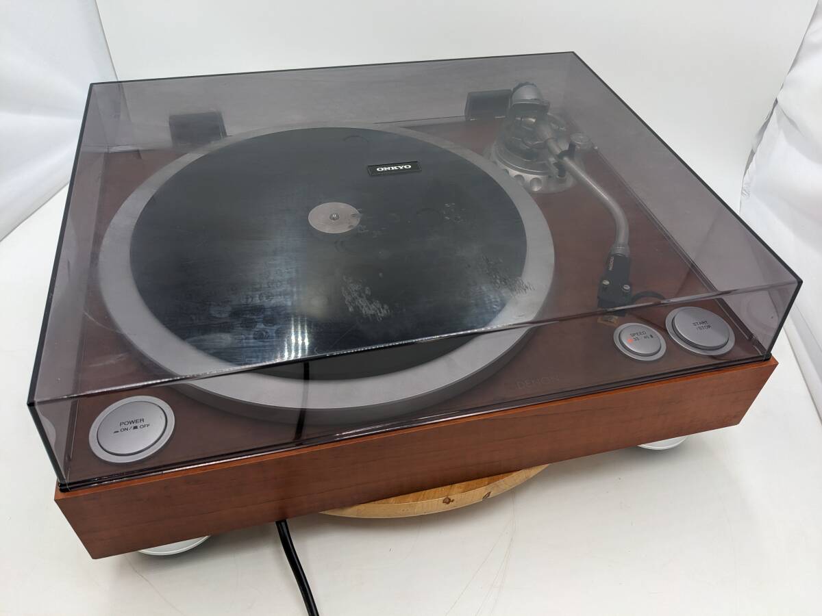 DENON デノン DP-500M ターンテーブル ナガオカ MP-110 カートリッジ付属 動作品の画像2