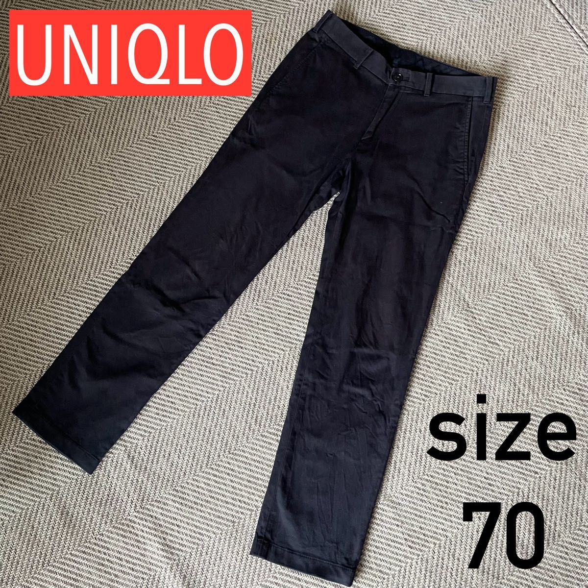 UNIQLO ユニクロ スリムフィットチノ ネイビー メンズ レディース パンツ