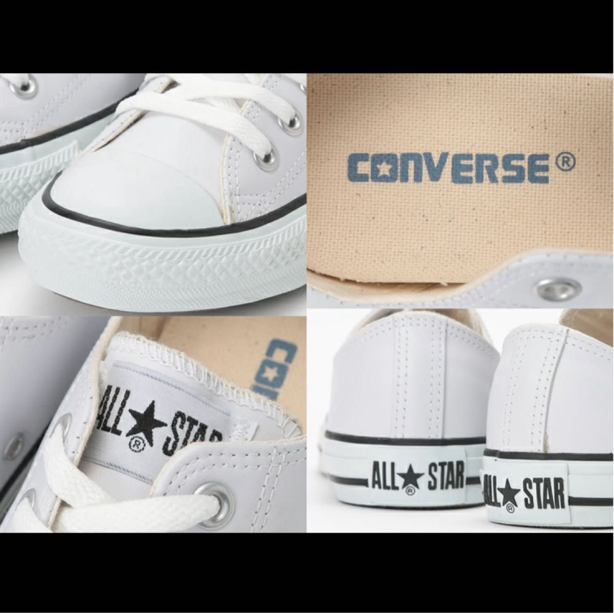 コンバース レザー オールスター CONVERSE ALL STAR OX WHITE スニーカー ローカット 32143480