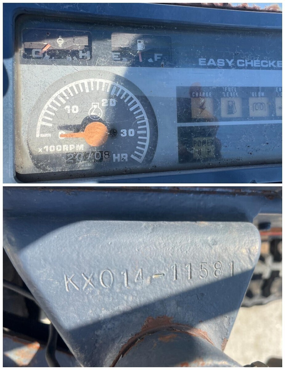ミニ油圧ショベル ミニショベル KUBOTA クボタ KX.014 鳥取県 ミニ油圧ショベル ミニショベル KUBOTA クボタ KX.014 鳥取県