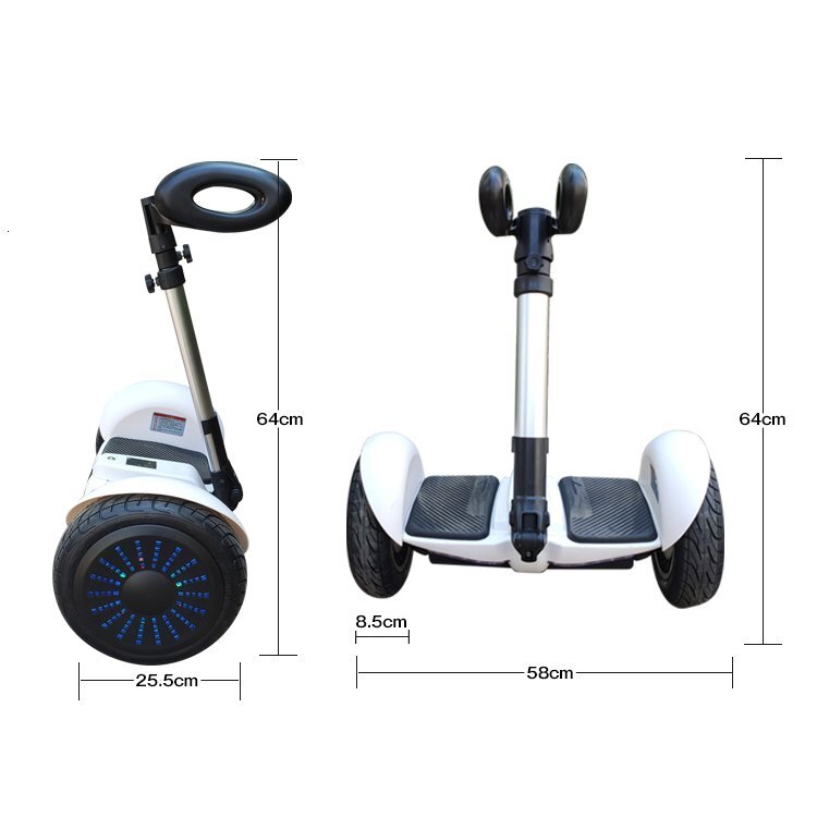 1 jpy electric balance scooter steering wheel attaching segway 10 -inch balance board hands free scooter skateboard vehicle ad253