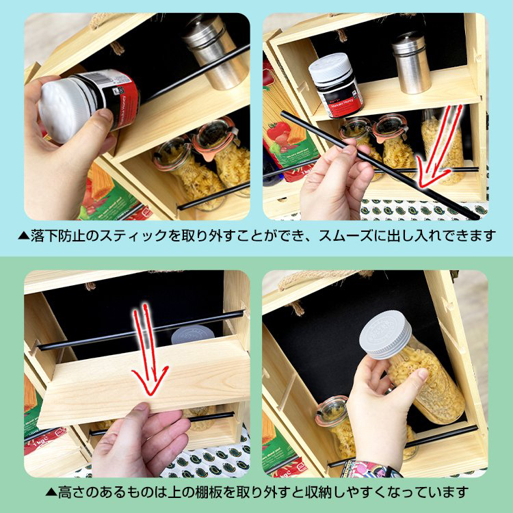 1 jpy spice rack camp seasoning carrying outdoor wooden spice box cooking bag kitchen outdoor cooking cooking od459