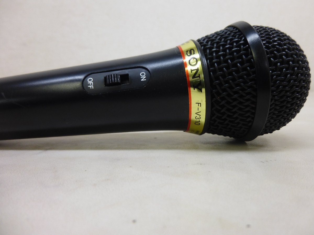 10580*SONY dynamic microphone electrodynamic microphone ro phone F-V310*