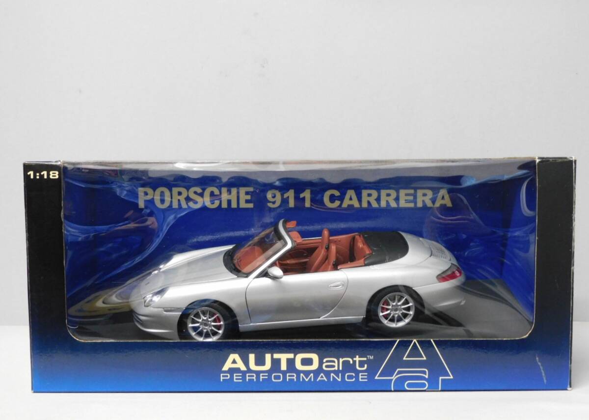 オートアート 1/18 ポルシェ 911 (996) カレラ カブリオレ AUTOart PORSCHE CARRERA ミニカー モデルカー_画像1