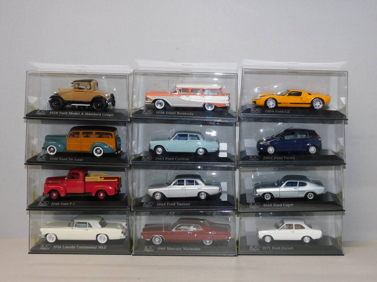 12台セット ミニチャンプス 1/43 Ford フォード 100周年 PMA 12台セット ミニチャンプス 1/43 Ford フォード 100周年 PMA