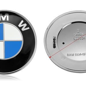 即日発送 BMW 78mm 純正 OE ボンネット トランク サイド リヤ エンブレム E65 E66 X5　E53 Z3　など_画像3