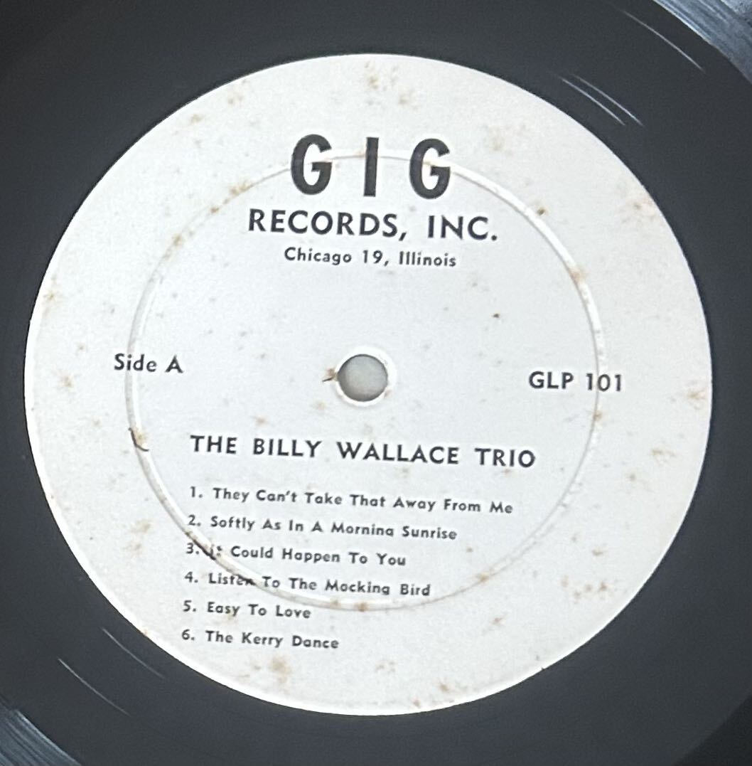 Billy　Wallace Trio/B.W/GIG オリジナル　_画像3