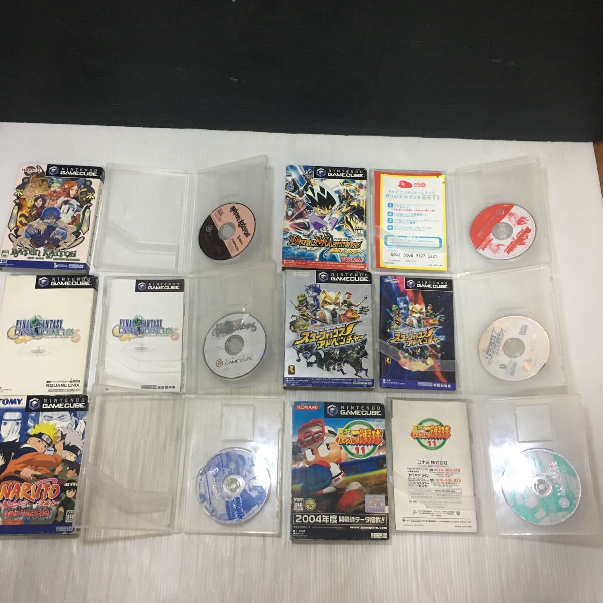 Nintendo Game Cube soft set sale sma blaster fox etc. record surface . scratch equipped 