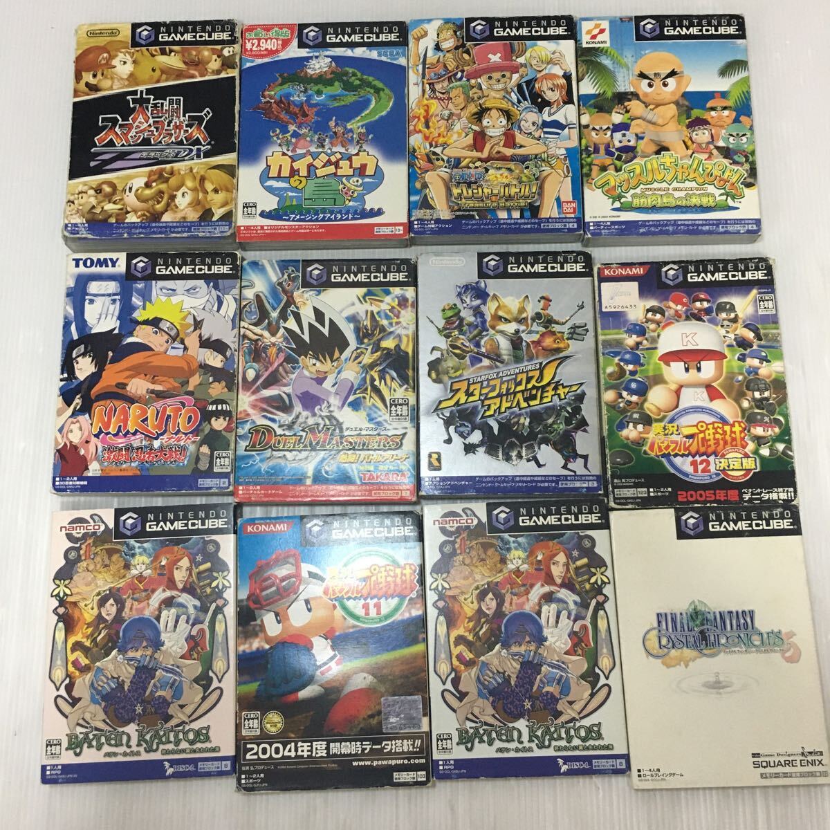 Nintendo Game Cube soft set sale sma blaster fox etc. record surface . scratch equipped 