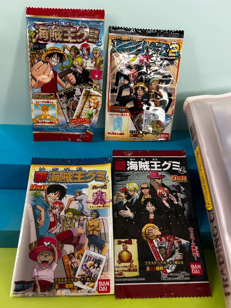 ONE PIECE ワンピース グミカード　1〜100 コンプリート　全100種　エース　シャンクス　ペル　他