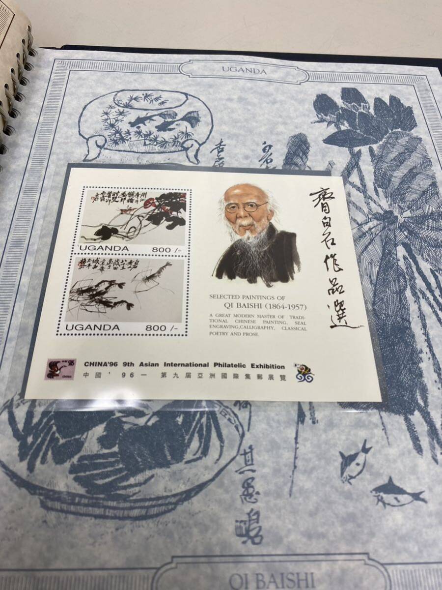 BK@ 未使用 THE MASTERPIECES OF FINE ART STAMPS 切手 ハガキ 絵画 人物画 コレクション 全181枚 保管品 _画像8