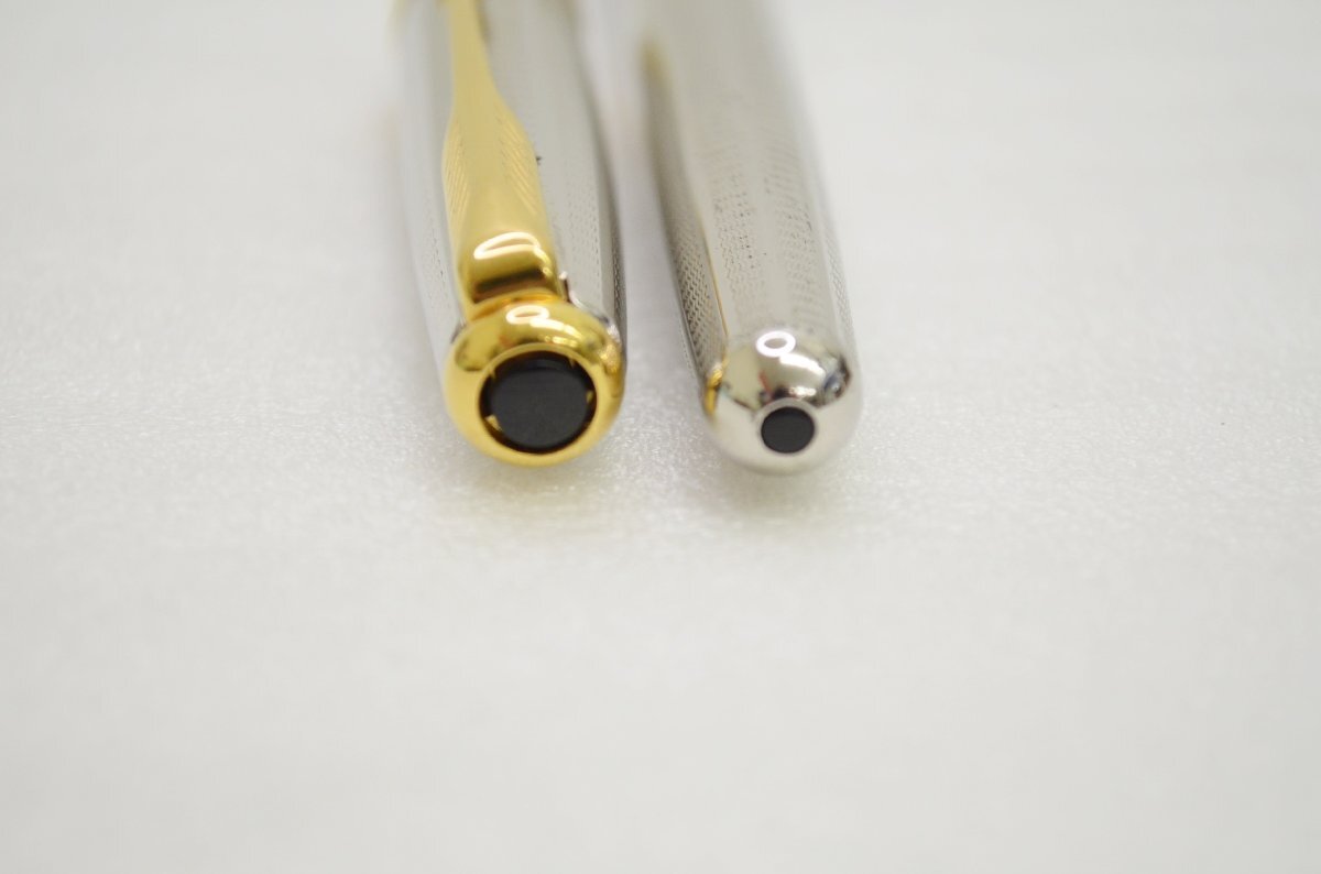 [fui] PARKER SONNET Parker so net fountain pen pen .750 18K 750 stamp have silver × Gold color 