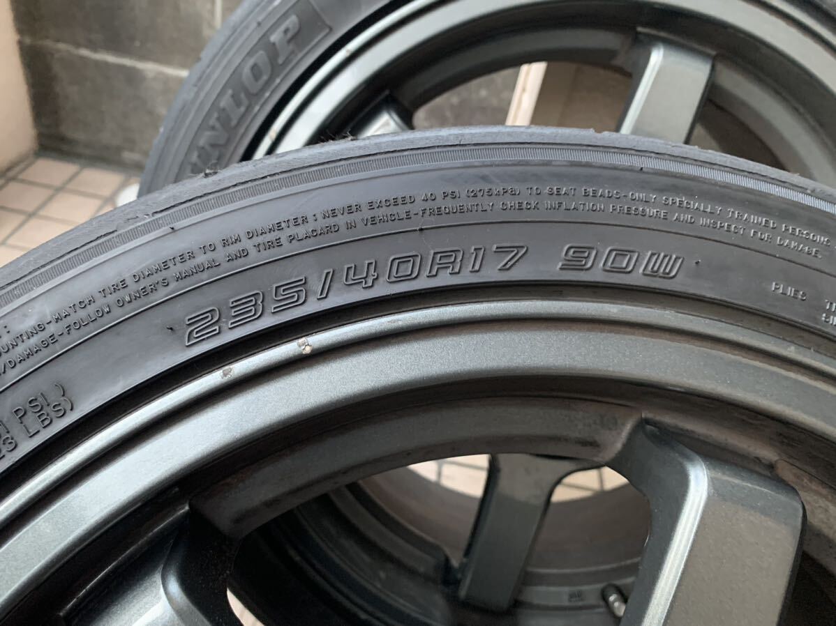 17インチ8J+25 114.3 5穴　ZⅡ 235/40R17 2本セット_画像6