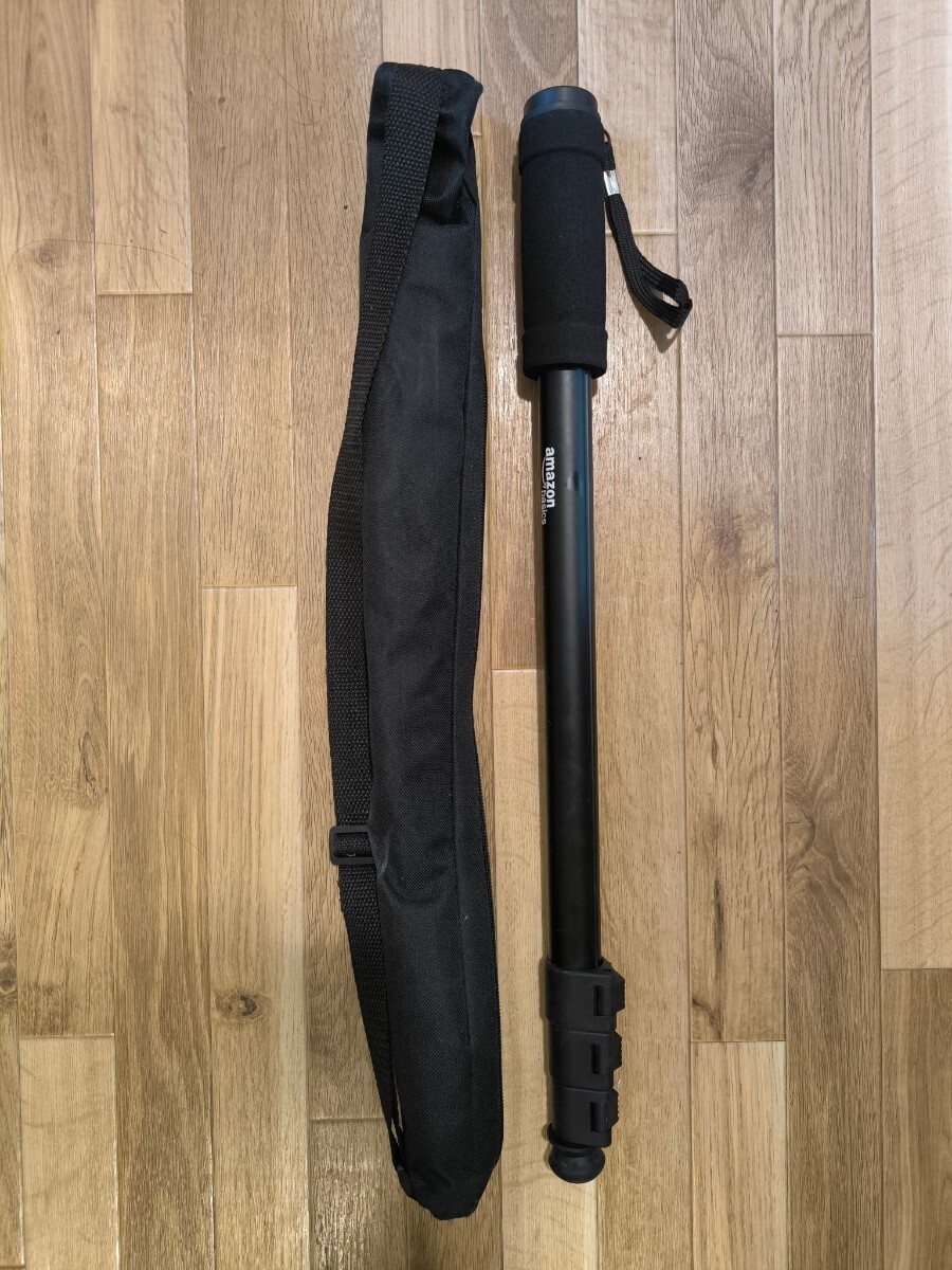 Amazonベーシック 一脚 170cm 4段 中型 アルミ 重量:380g 耐荷重:3kg 高さ:54.5cm~170 cmの画像1