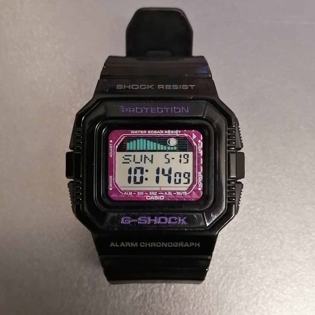廃番品 CASIO G-SHOCK GLX-5500-1JF G-LIDE タイドグラフ 電池 廃番品 CASIO G-SHOCK GLX-5500-1JF G-LIDE タイドグラフ 電池