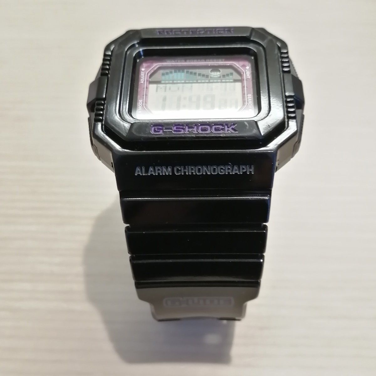 廃番品 CASIO G-SHOCK GLX-5500-1JF G-LIDE タイドグラフ 電池交換 オーバーホール済 ブラック 黒