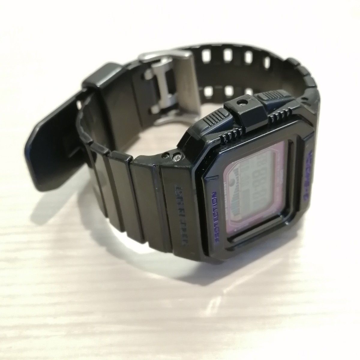 廃番品 CASIO G-SHOCK GLX-5500-1JF G-LIDE タイドグラフ 電池交換 オーバーホール済 ブラック 黒