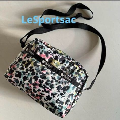 ★美品【LeSportsac 】レスポートサック　ミニ　ショルダー　バッグ_画像1