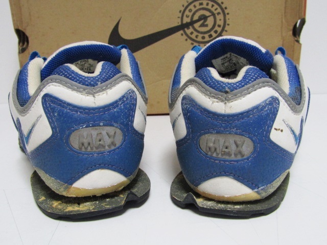 96年製 1996 VTG NIKE WMNS AIR MAX 96 ORIGINAL VARSITY ROYAL PHOTO BLUE OG 105070-141 US11 28cm ナイキ エアマックス オリジナル 加水の画像4