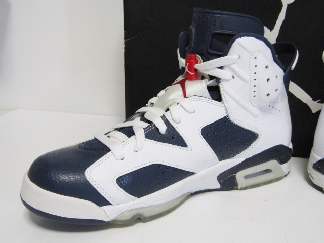 2012年製 NIKE AIR JORDAN 6 RETRO LONDON OLYMPIC OP OG 384664-130 US10 28cm ナイキ エアジョーダン 6 ロンドン シドニー オリンピック_画像4