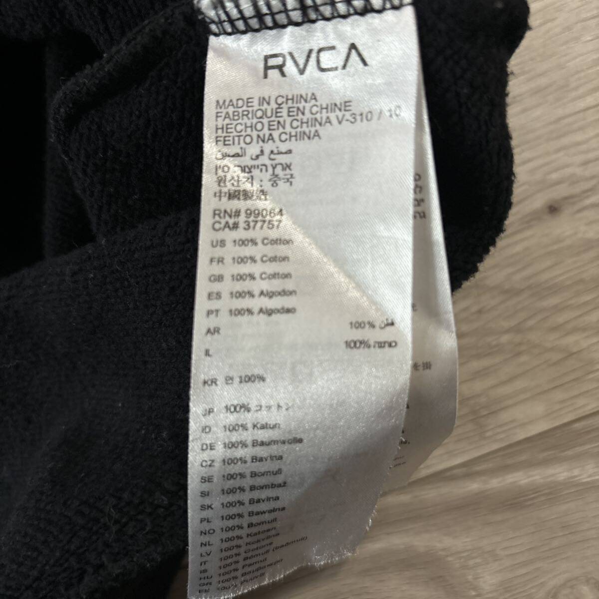 大人気 RVCA ルーカ ビッグロゴパーカー FAKE RVCA HOODIE FAKE RVCA HOODIE 定価10,450円 ビッグロゴ 長袖 プルパーカー の画像7