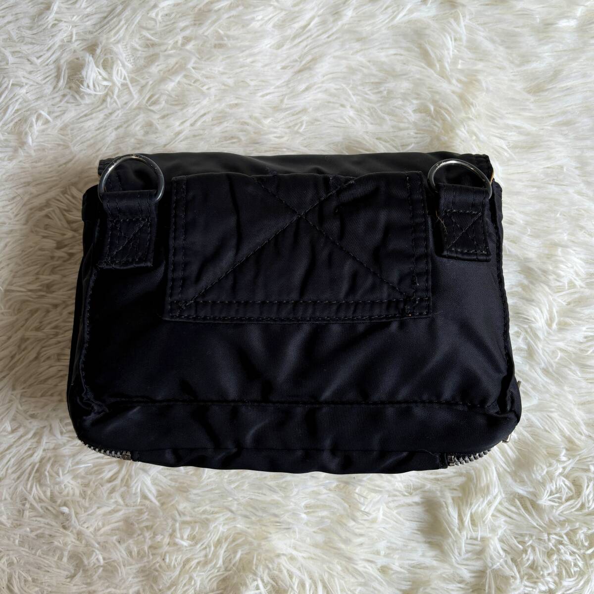 1 иен ~ популярный * 2WAY* PORTER TANKER сумка на плечо сумка сумка "body" Poe tartan машина мужской женский черный Yoshida bag чёрный 