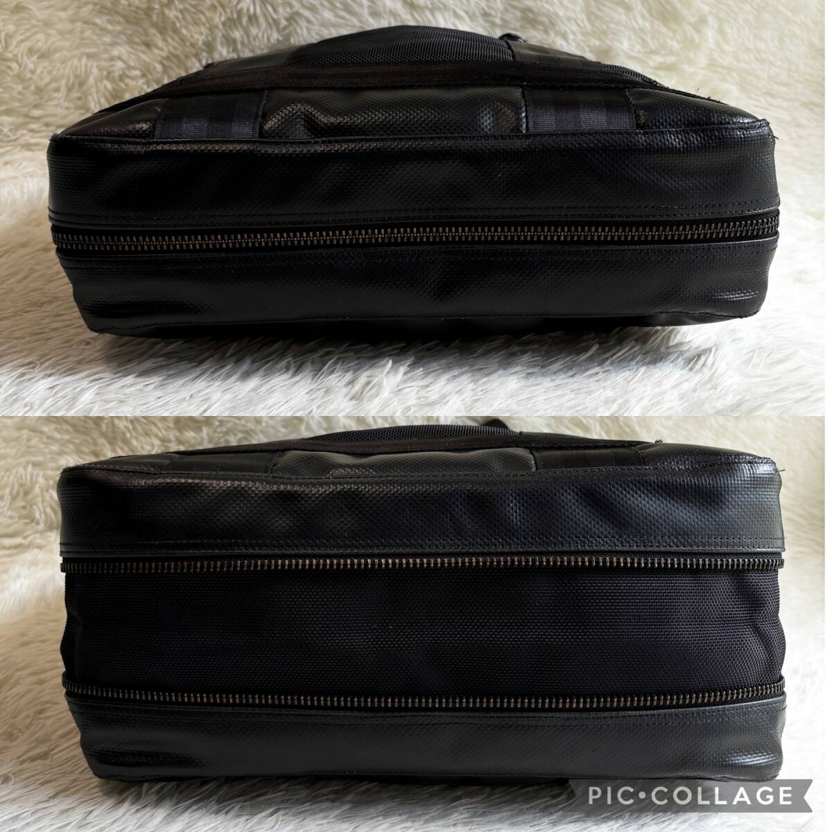 1 jpy ~ PORTER HEAT tote bag business bag shoulder .. shoulder bag Porter heat men's black black Yoshida bag commuting * going to school *