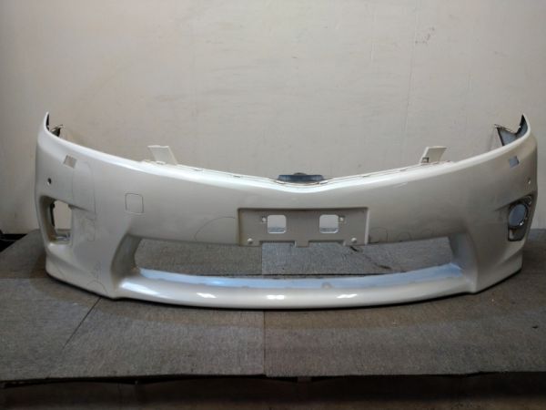  rhinoceros AZK10 previous term engrave 52119-75010 pearl white series original front bumper (R4-3111)