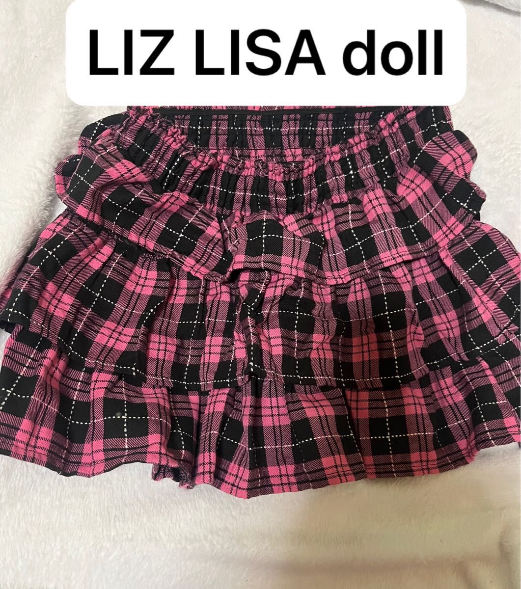 LIZ LISAdoll リズリサドール  ミニスカート チェック柄 ピンク スカート 