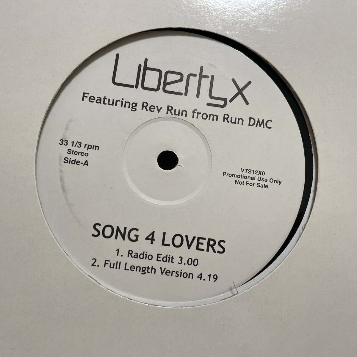 Liberty X Featuring Rev Run (Run DMC) / SONG 4 LOVERS / 12インチ アナログレコード / 送料込_画像1