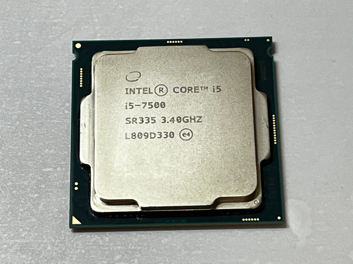 Intel Core i5-7500 CPU 動作確認済み|Yahoo!フリマ(旧PayPayフリマ) Intel Core i5-7500 CPU 動作確認済み|Yahoo!フリマ(旧PayPayフリマ)
