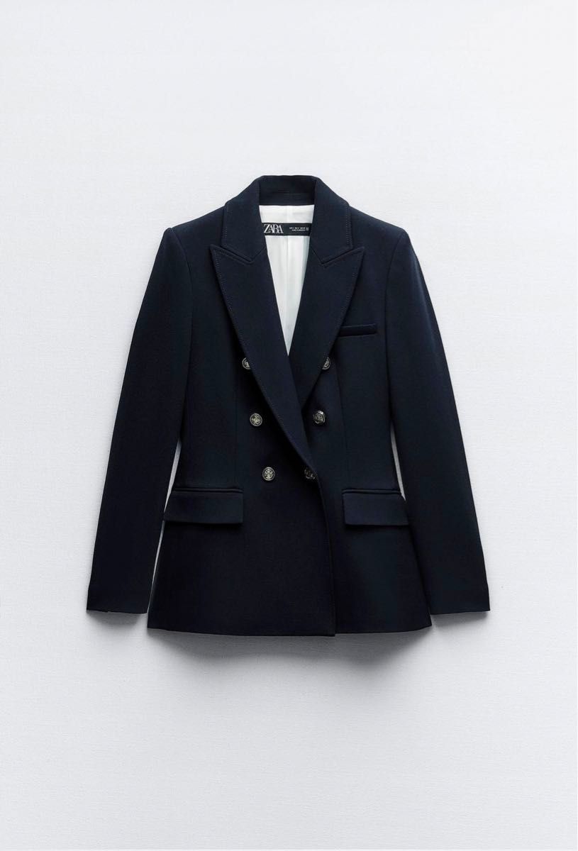 ZARA テーラードダブルブレストブレザー ジャケット ブレザー ZARA テーラードダブルブレストブレザー ジャケット ブレザー