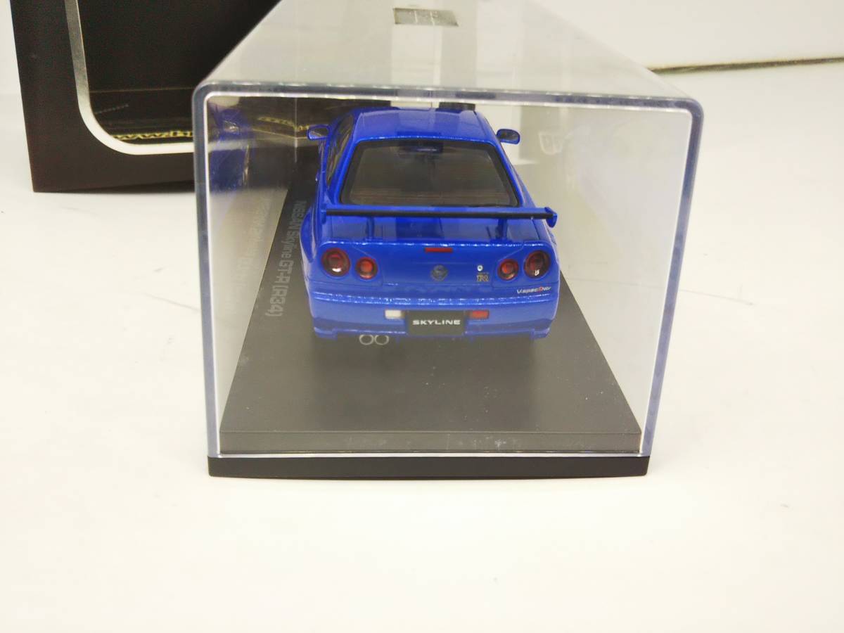 hpi製　1/32スカイラインGT-R R34 （ベイサイド　ブルー色）　元ケース付き　（未使用）_画像5