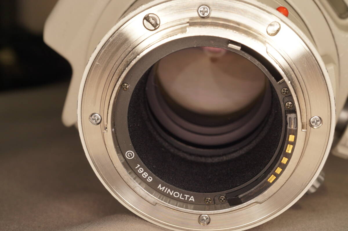 MINOLTA AF HIGH SPEED APO 300mm F2.8 動作・光学良好 付属品多数の画像6