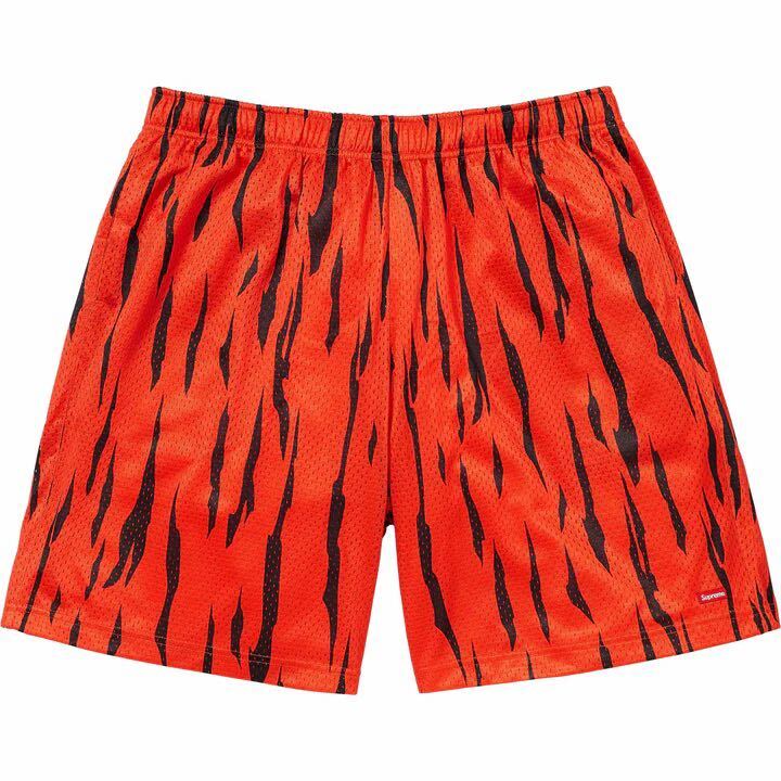 【Mサイズ】 Supreme Small Box Baggy Mesh Short Tiger (24SS)シュプリーム スモール ボックス バギー メッシュ ショーツ タイガー_画像1