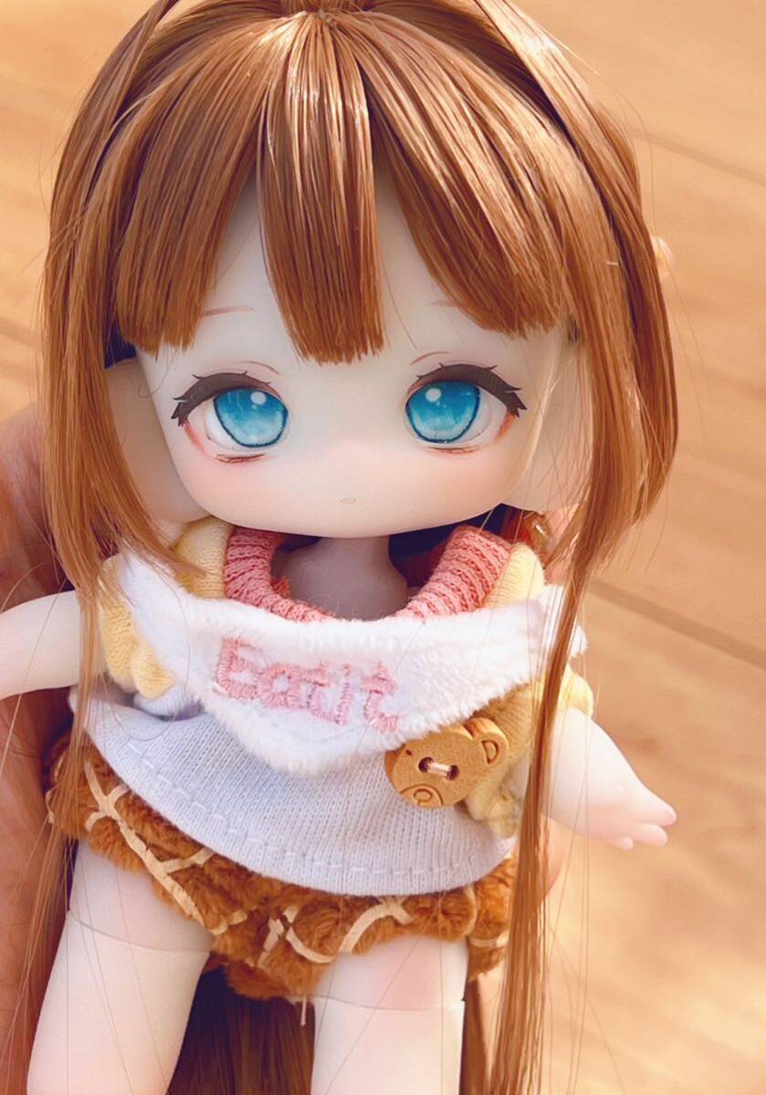 カスタムドール　子犬わたあめ　BJDドール　球体関節人形　オビツ11 bjdドール　人形　qbaby_画像3