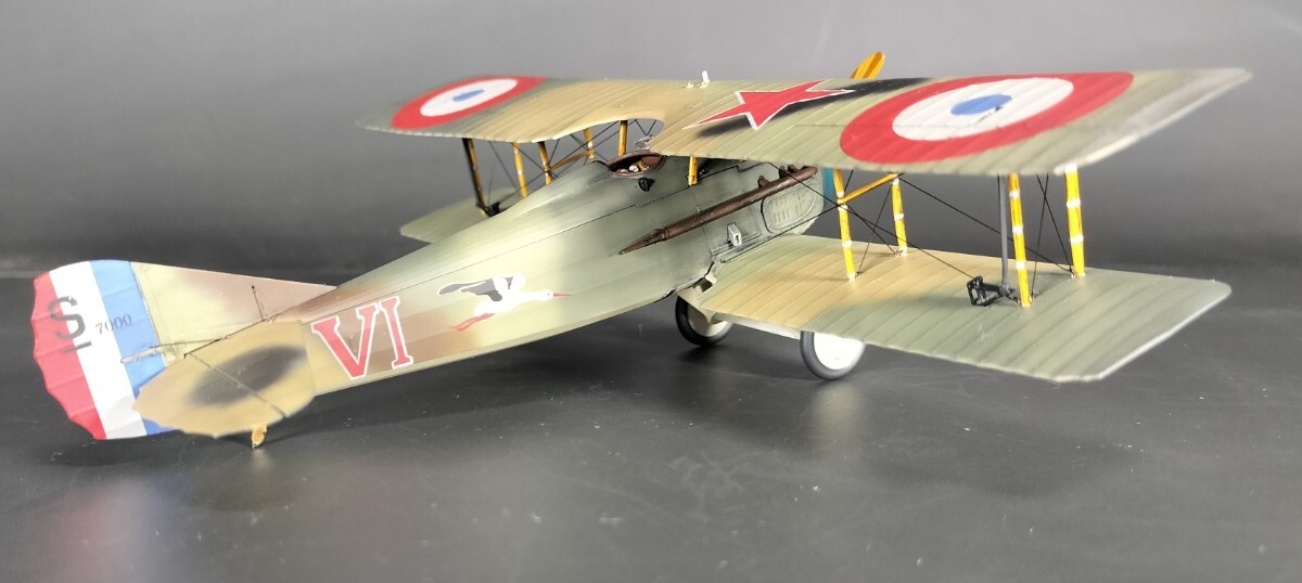  painting final product 1/48e dual dos pad XIII eduard spad XIII